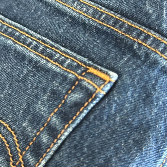 Levi’s Premium Dark Wash Denim Wedgie Straight Jeans Size: 24 - Picture 7 of 7